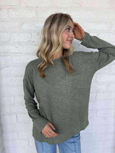 Load image into Gallery viewer, One Way Light Olive Top