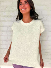 Load image into Gallery viewer, In A Daydream Heather Vanilla Scuba Top