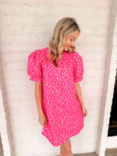 Load image into Gallery viewer, Elegant Gaze Hot Pink Dress