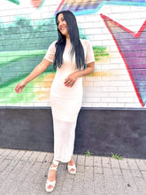 Load image into Gallery viewer, Rhythm Of The Night Dress Cream