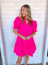 Load image into Gallery viewer, Carry Yourself Hot Pink Dress