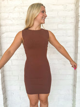 Load image into Gallery viewer, Have Some Faith Dress Chestnut