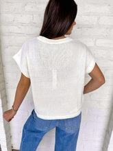 Load image into Gallery viewer, Puppy Knit Cream Sweater