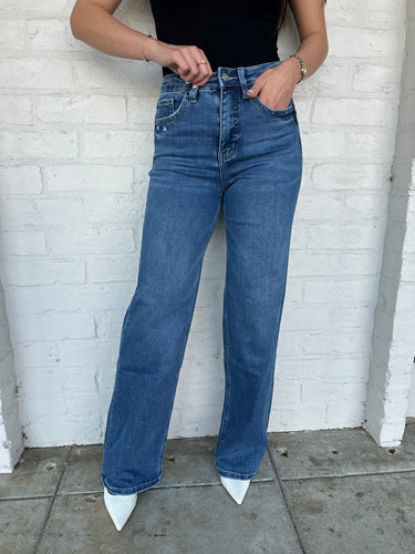Nothing Left To Say Super High Rise Wide Leg Jean