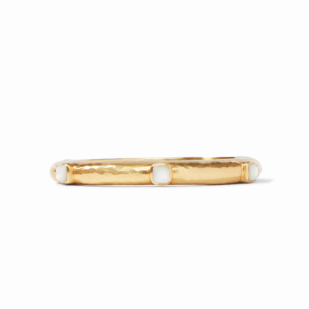 Julie Vos Catalina Hinge Bangle - Mother of Pearl