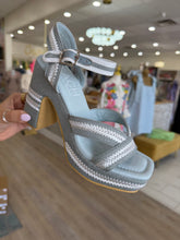 Load image into Gallery viewer, The Adelaide Denim Platform Heel