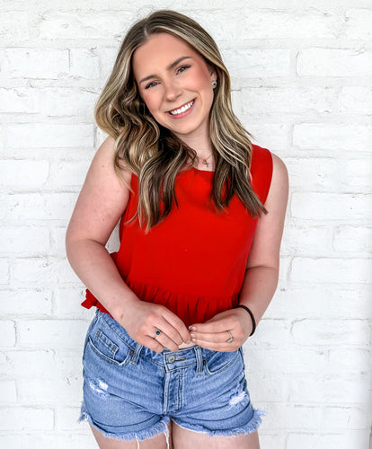 Star Of The Show Red Top