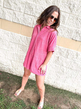 Load image into Gallery viewer, Summer Time Blues Romper Pink