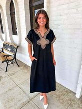 Load image into Gallery viewer, Timeless Patch Black Dress