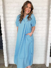 Load image into Gallery viewer, Be Real Bright Blue Dress