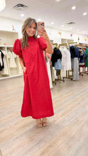 Load image into Gallery viewer, Stay Awhile Red Dress