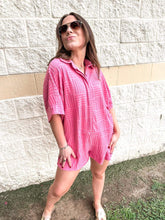 Load image into Gallery viewer, Summer Time Blues Romper Pink