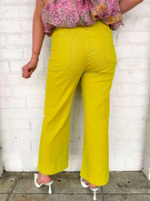 Load image into Gallery viewer, Give Me A Minute Lime Pants