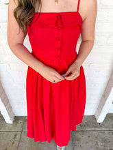 Load image into Gallery viewer, Gradual Shift Red Dress