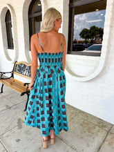 Load image into Gallery viewer, Like Old Times Blue Polka Dot Dress