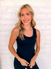 Load image into Gallery viewer, Such A Stud Black Scoop Neck Tank
