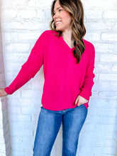 Load image into Gallery viewer, Meeting Up Hot Pink Top