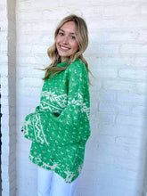 Load image into Gallery viewer, On The Bright Side Green Sweater