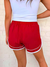 Load image into Gallery viewer, Easy Breezy Cabernet Athletic Shorts