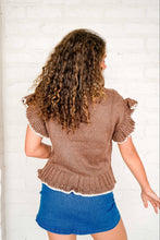 Load image into Gallery viewer, Falling Behind Brown Cardigan