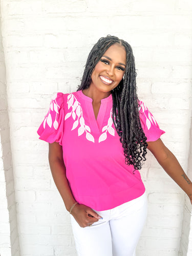 Moving Pieces Pink Top