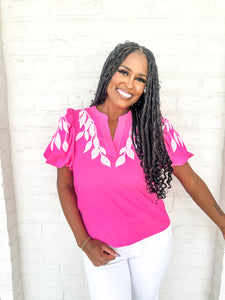 Moving Pieces Pink Top
