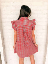 Load image into Gallery viewer, Decide To Take Red Denim Dress