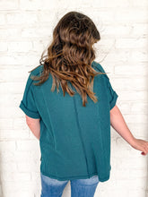 Load image into Gallery viewer, Moving Through Teal Top