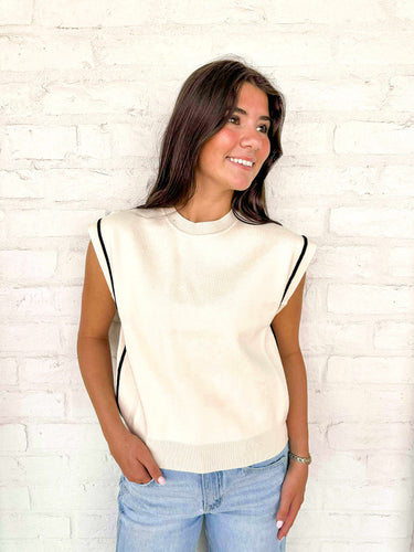 THML Over Here Cream Top