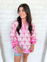 Load image into Gallery viewer, Year Of Flowers Pink Top
