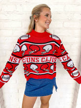 Load image into Gallery viewer, Queen Of Sparkles ULL Vintage Football Sweater