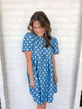 Load image into Gallery viewer, THML Dreams Are Alive Blue Dress