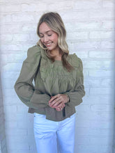 Load image into Gallery viewer, Never Before Sage Top