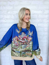 Load image into Gallery viewer, Queen Of Sparkles Multi Santa in the Swamp Sweatshirt