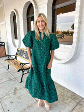 Load image into Gallery viewer, Forever Yours Hunter Green Midi Dress