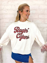 Load image into Gallery viewer, Queen Of Sparkles ULL Feathered Sleeve Sweater