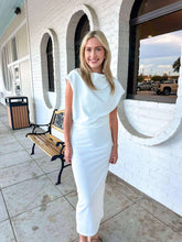 Load image into Gallery viewer, Save This Feeling White Dress