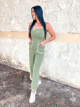 Load image into Gallery viewer, Say You Love Me Jumpsuit Olive