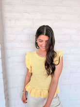Load image into Gallery viewer, Chasing The Sun Yellow Top