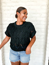 Load image into Gallery viewer, Melodies Of Memories Sweater Black