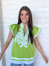 Load image into Gallery viewer, Confidence Unlocked Lime Green Top
