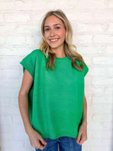 Load image into Gallery viewer, First To Know Kelly Green Sweater Vest