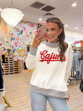 Load image into Gallery viewer, Cajuns Mock Neck Sweatshirt