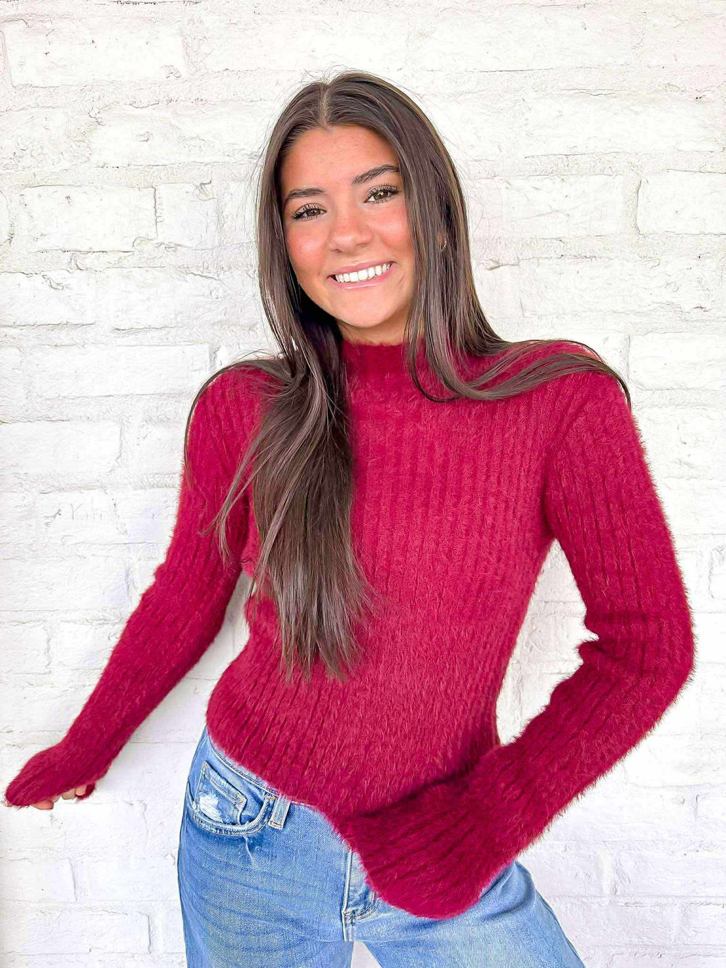 Advance Forward Burgundy Top