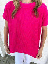 Load image into Gallery viewer, Get Comfy Hot Pink Top