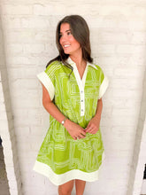 Load image into Gallery viewer, Days Of Wonder Chartreuse Dress