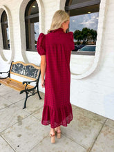 Load image into Gallery viewer, Know The Truth Burgundy Dress