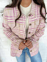 Load image into Gallery viewer, Checkered Pattern Lilac Mix Jacket