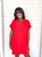 Load image into Gallery viewer, Gameday Essential Red Dress