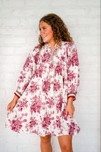 Load image into Gallery viewer, Rain On My Mind Burgundy Dress